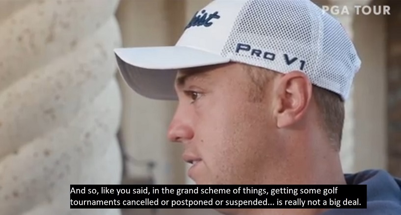 Justin Thomas comments